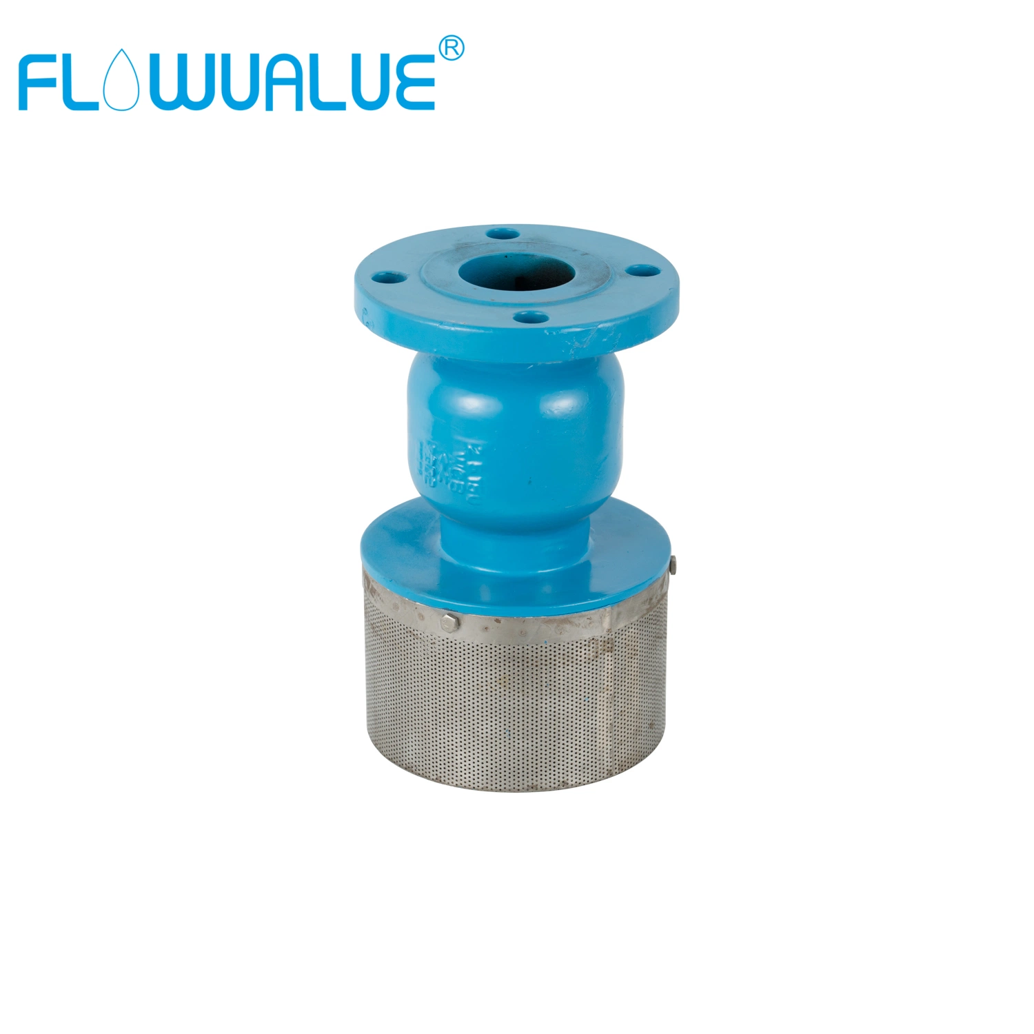 Pn20 Brass Spring Check Valve with Stainless Steel Mesh Filter NBR Seat Foot Valve