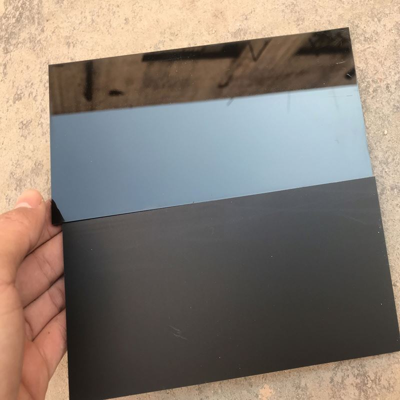 Custom Made Matt Surface Black Acrylic Cut by Laser Chinese Factory