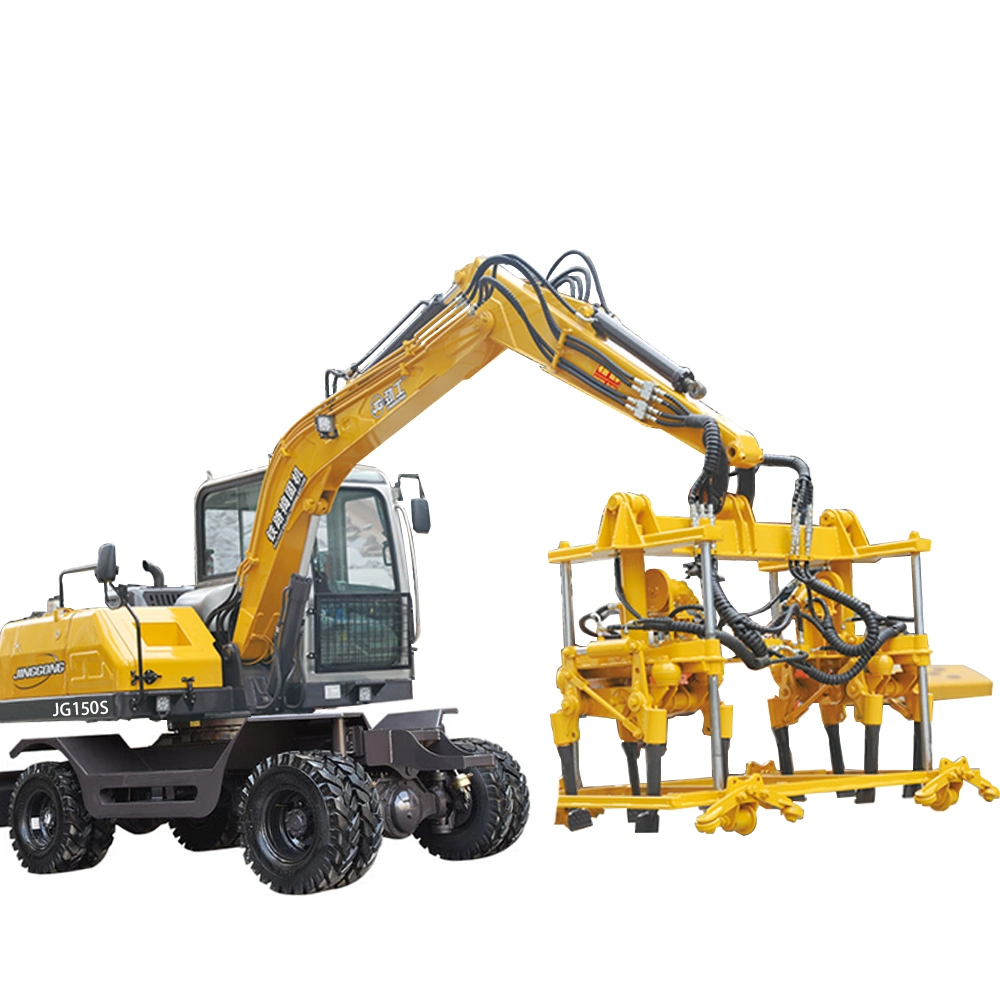 Deliver Best in Tamping Jg Railway Machine Equip with Hydraulic Vibrator Tamping Units