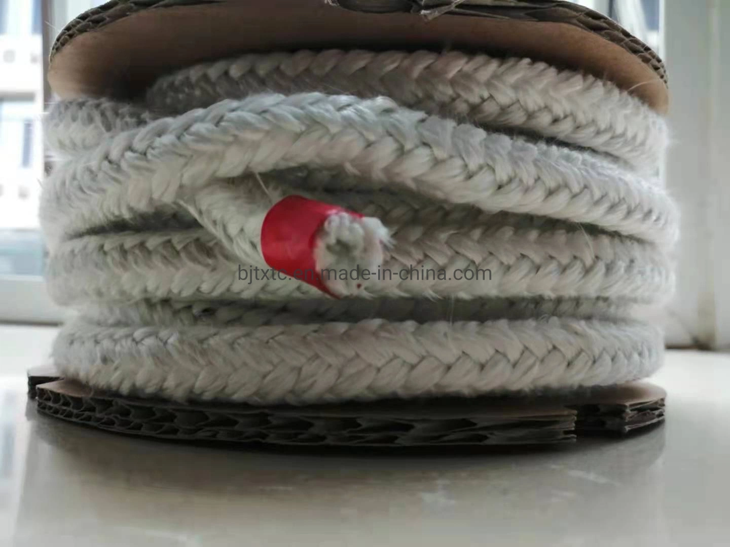 Round Braided Fiberglass Rope for Heat Insulation