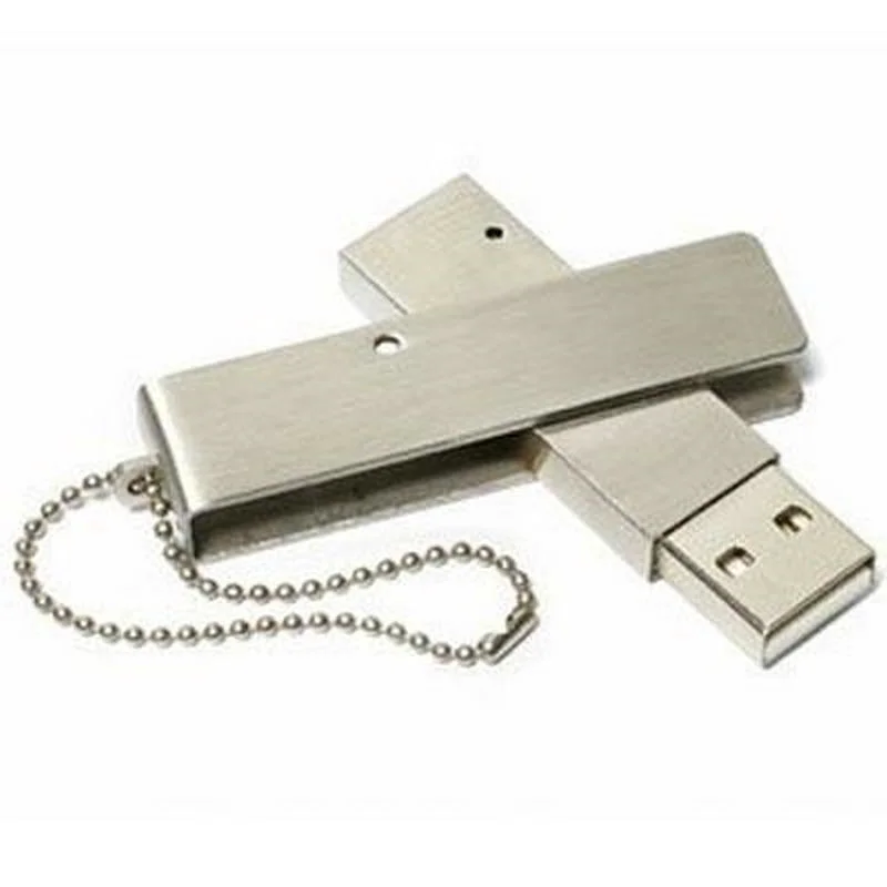 Metal Swivel USB Memory Disk M738 with Fixed Ball Chain