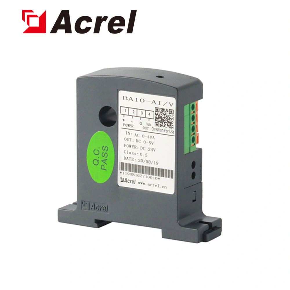 Acrel Ba10-Ai/V Single Phase AC Current Transucer Output 0-5V Analog