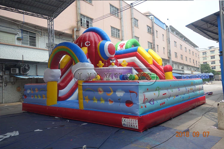 Inflatable Bouncer Fun City Amusement Park for Kids