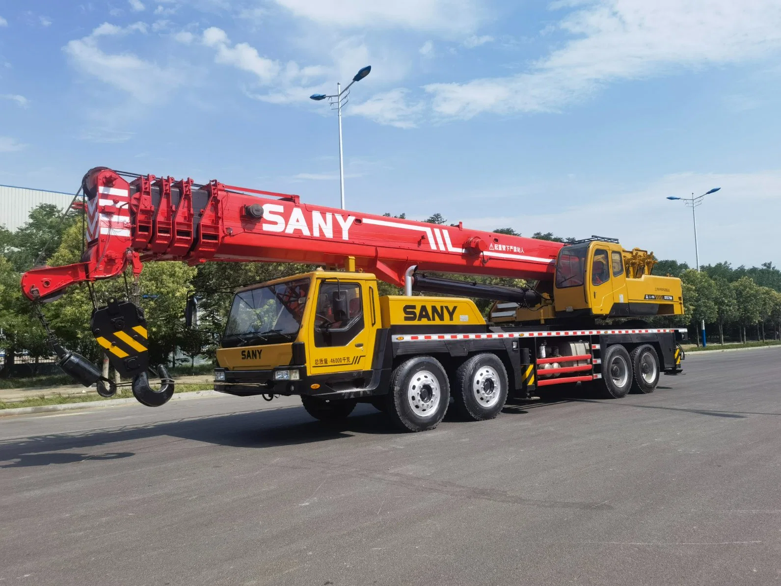 Second main Sany Stc750 camion grue 75ton, Vente à chaud Sany 75ton Prix Construction machines utilisées grue