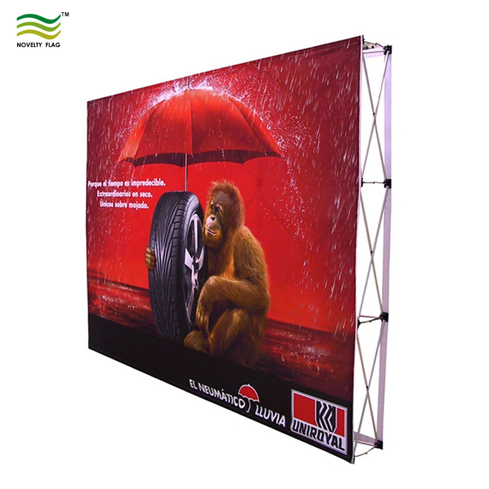 Trade Show Display Backdrop Pop up Media Banner Wall Stand