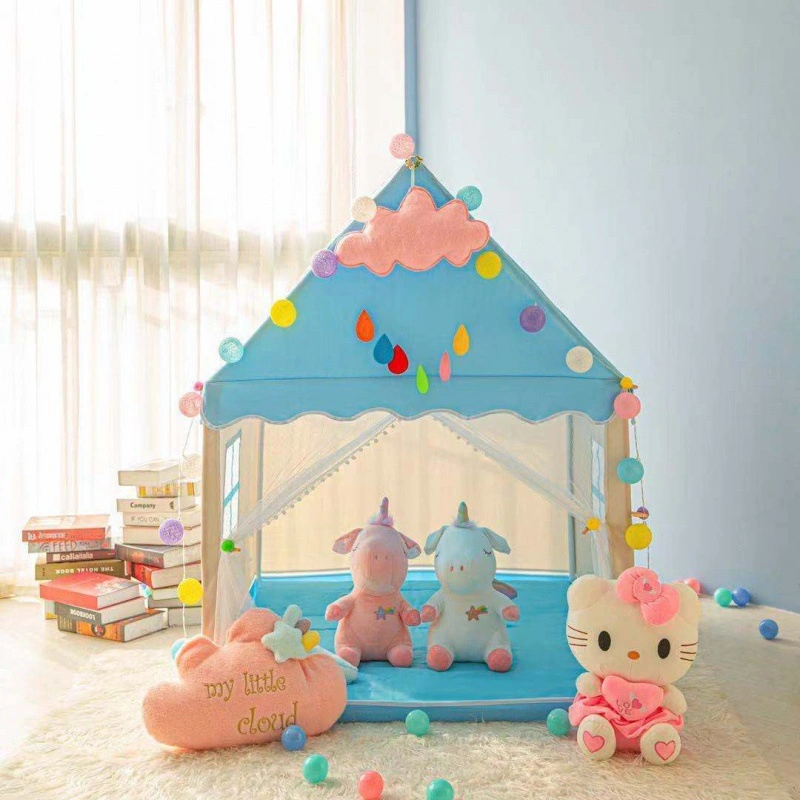 Tienda para niños Piscina interior y exterior de la Casa de Juego La Princesa de la casa de la casa de juguete de cama para dormir