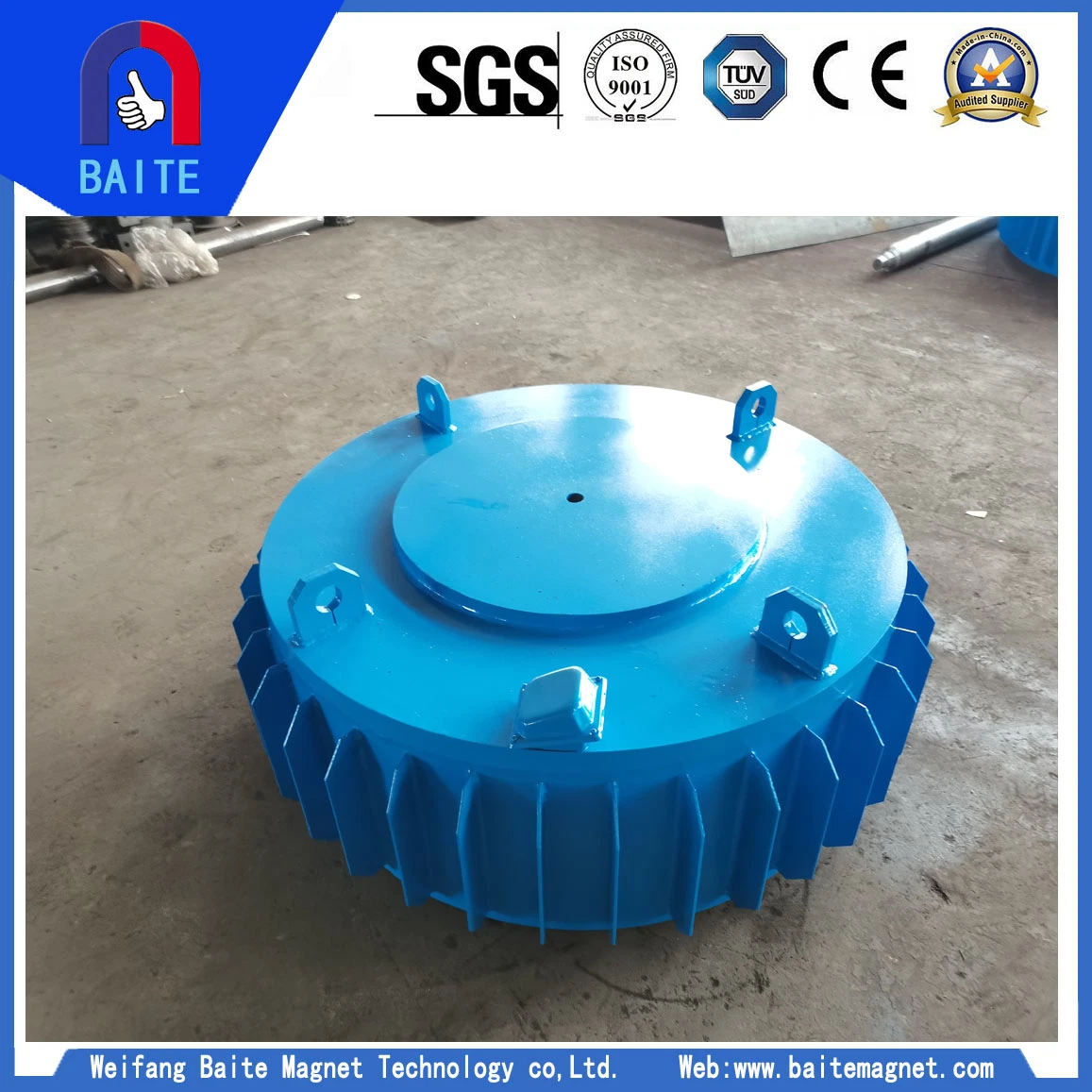 Dry High Intensity Electric Magnetic Iron Separator for Coal Crusher