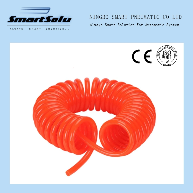 PU PE PA6 PA12 Ny Pneumatic Air Flexible Polyurethane Spiral Polyethylene Nylon Hose Tube