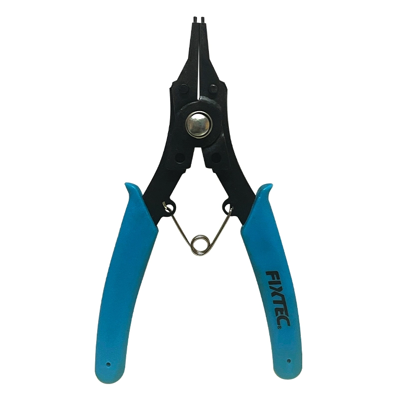 Fixtec 4 in 1 Flexible Head Circlips Plier Snap Ring Pliers Circlips Combination Retaining Clip Hand Tool Set