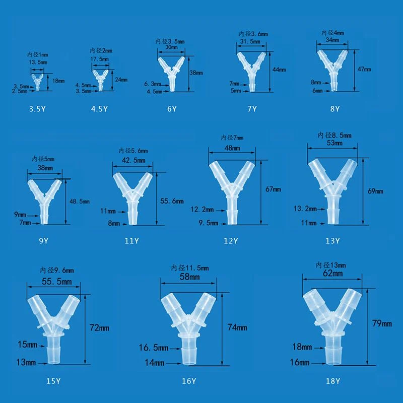 Plastic Quick Tee Joint Connector Water Fittings