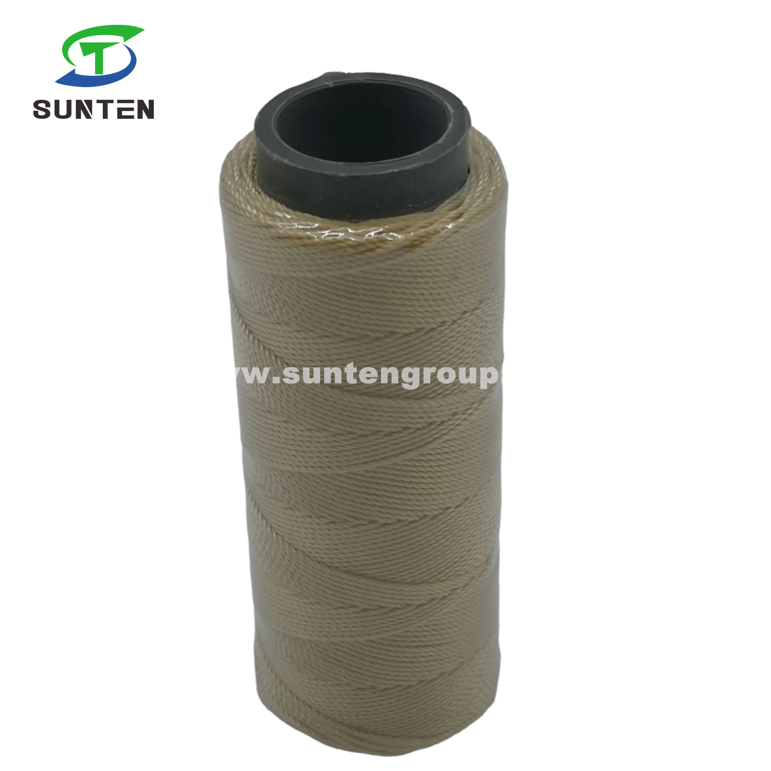 Hochfeste braune PE/PP/Polyester/Nylon Kunststoff verdreht/geflochten/Ballenpresse/Gewinde/Verpackungslinie/Angelnetz Linie 210D/380d Von Spool/Reel/Bobbin/Hank