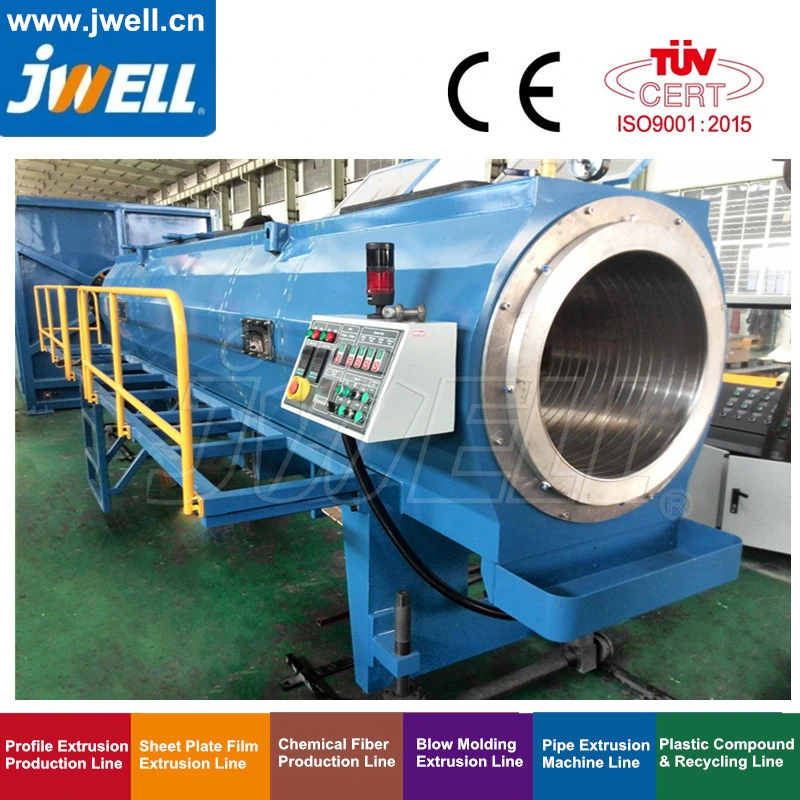 Jwell Machinery UPVC PE HDPE PP PPR línea de producción de tuberías plástico agua potable, drenaje, alcantarillado máquina de fabricación de tubos