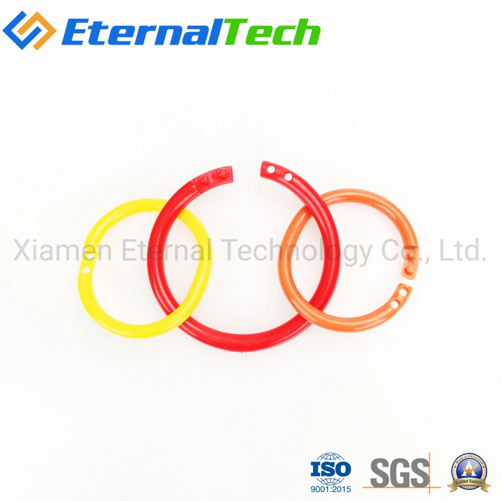 Wholesale Colored Plastic Circle Open Binding Rings Book Ring Card Ring Open Photo Album