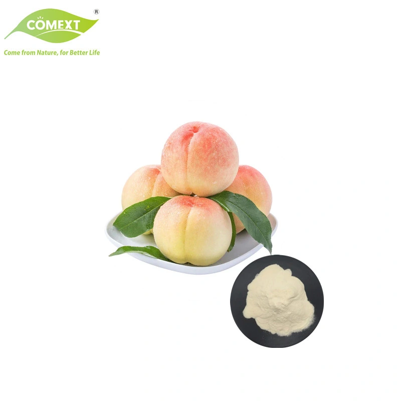 Comext Liofilizado Prunus Persica polvo fruto de la fruta de melocotón en polvo