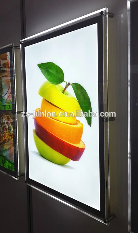 A0 A1 A2 A3 A4 Acrylic Photo Frame Glass LED Photo Frame Light Box Advertising LED Restaurant Menu Board