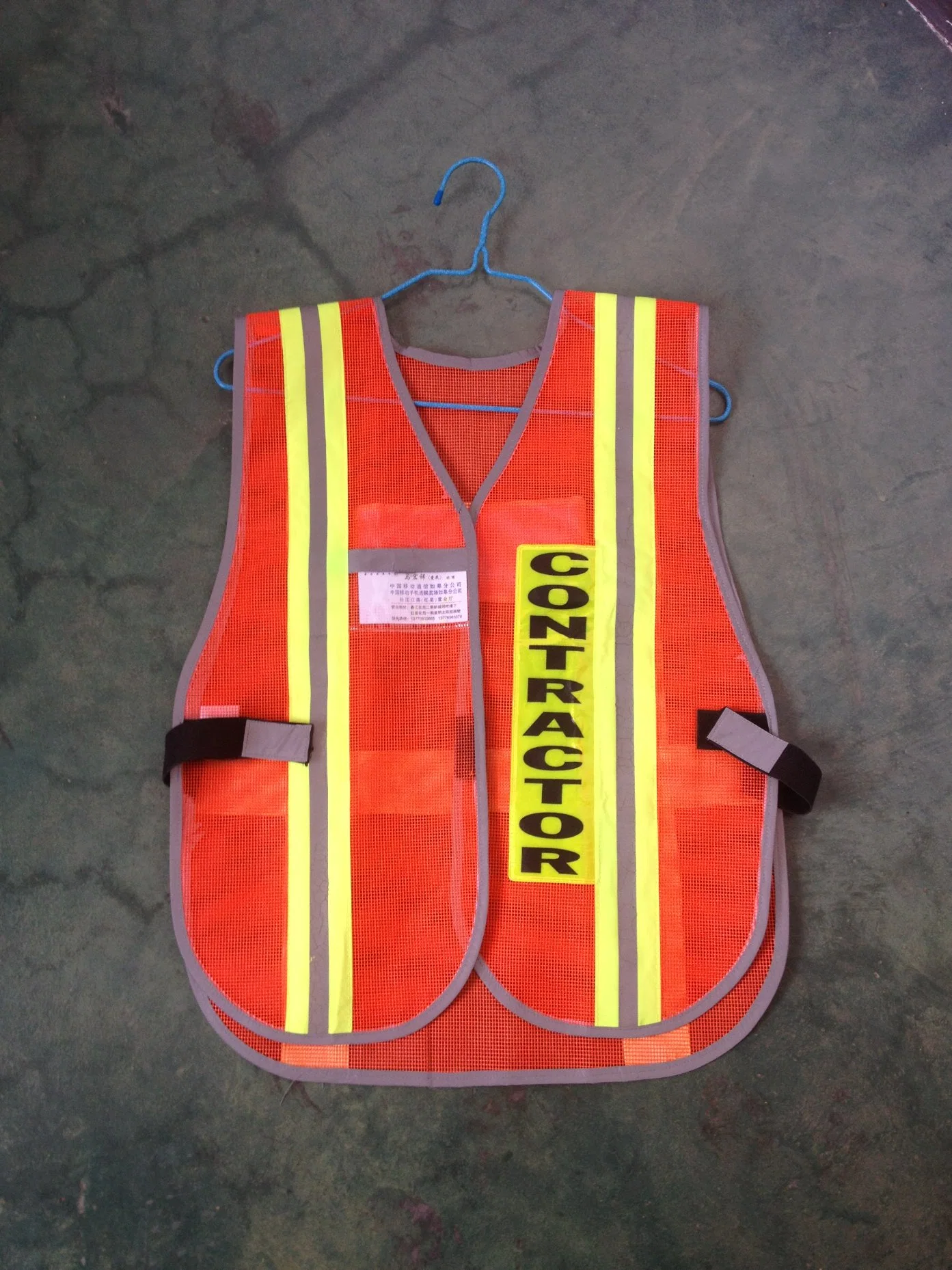 Penco Wildness Retro-Reflective Mesh Safety Vest with Pockets