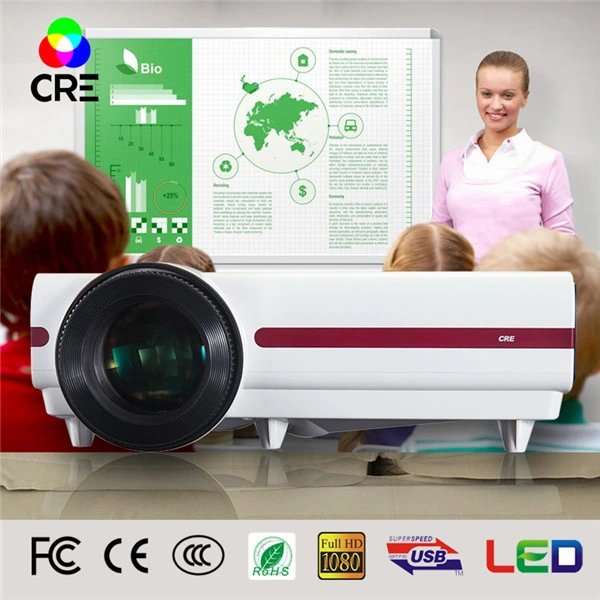 1.8-6.9m High Brightness LED Projector Mini PC