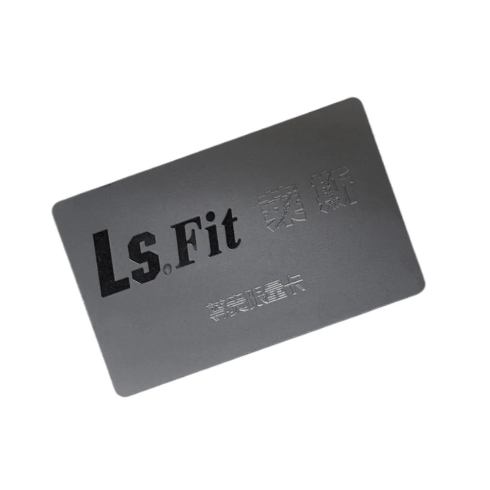 Programmation imprimable Vente chaude NFC Carte Métal Smart cartes VIP électronique RFID