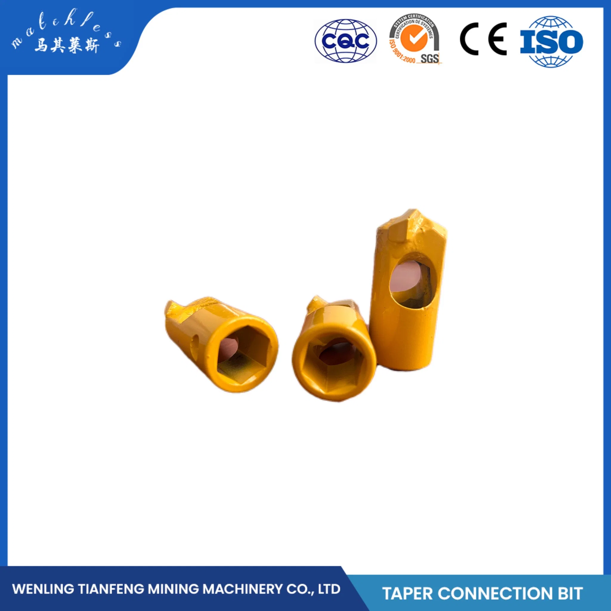 Hexagonal Connection Anchor Support Drill Bit Rock Drilling Tools Easy Powder Discharge Trough Drill Bit