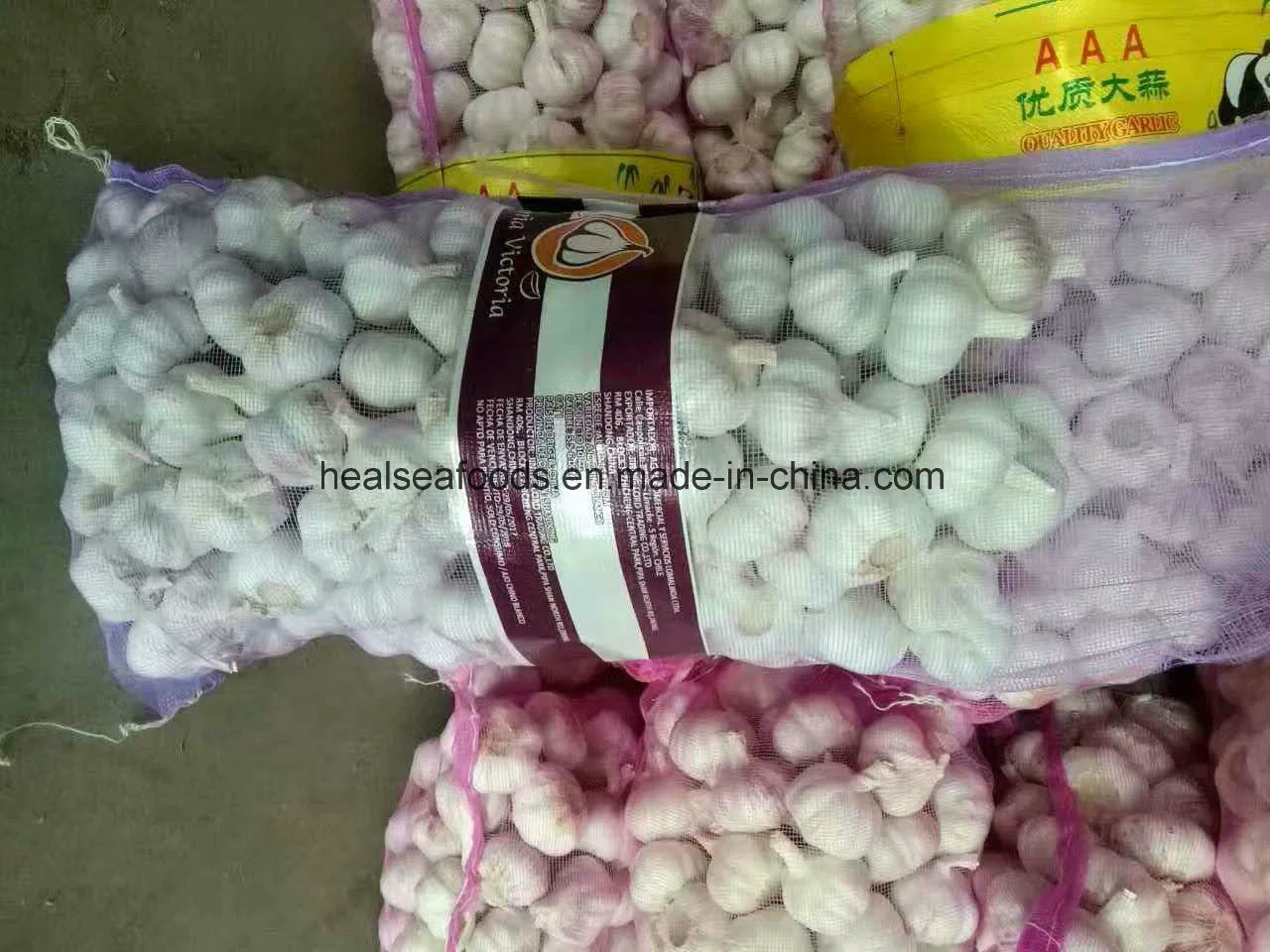 Chinese Fresh Pure White Garlic 5.5cm+