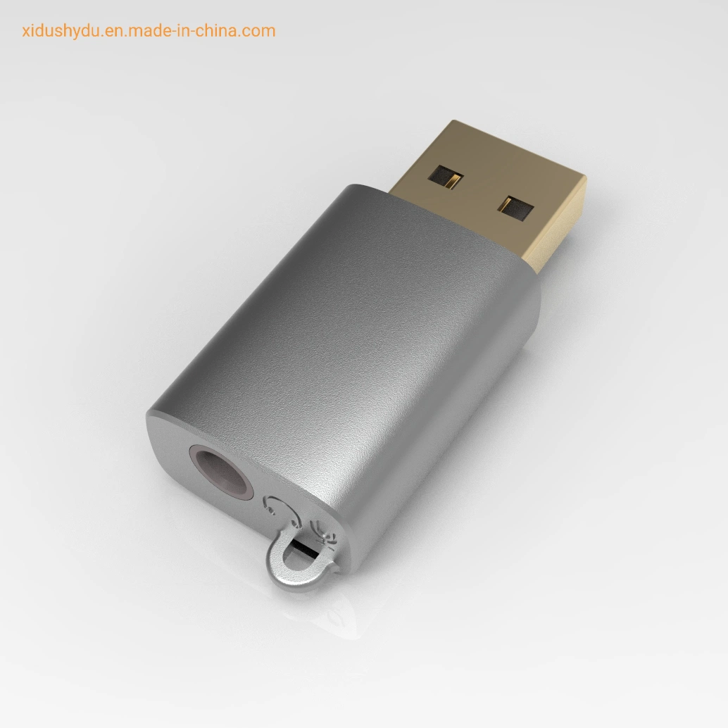 HD-Qualität Typ A auf 3,5mm Audio-Buchse Adapter USB