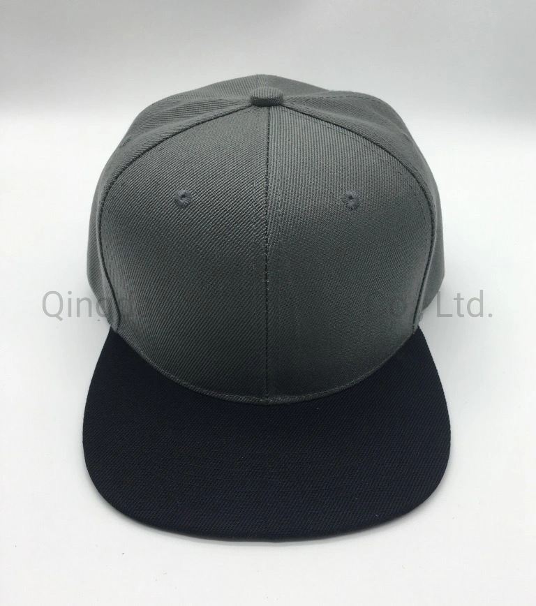 Promotion 6 Panel Structured acrylic Blank Sport Snapback Caps