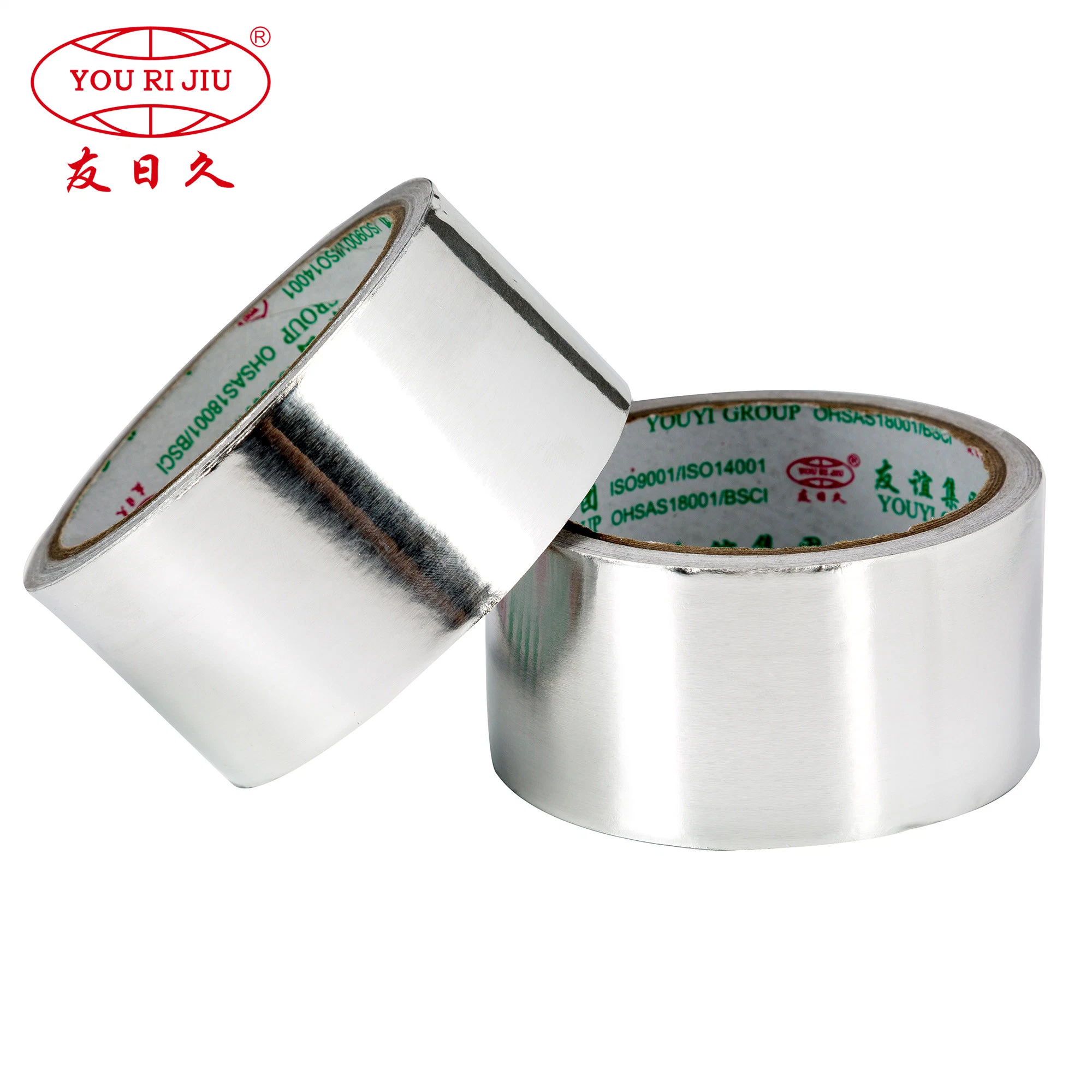 Pure Aluminium Foil Adhesive Tapes, Rubber Resin, Hot Melt, Solvent Acrylic