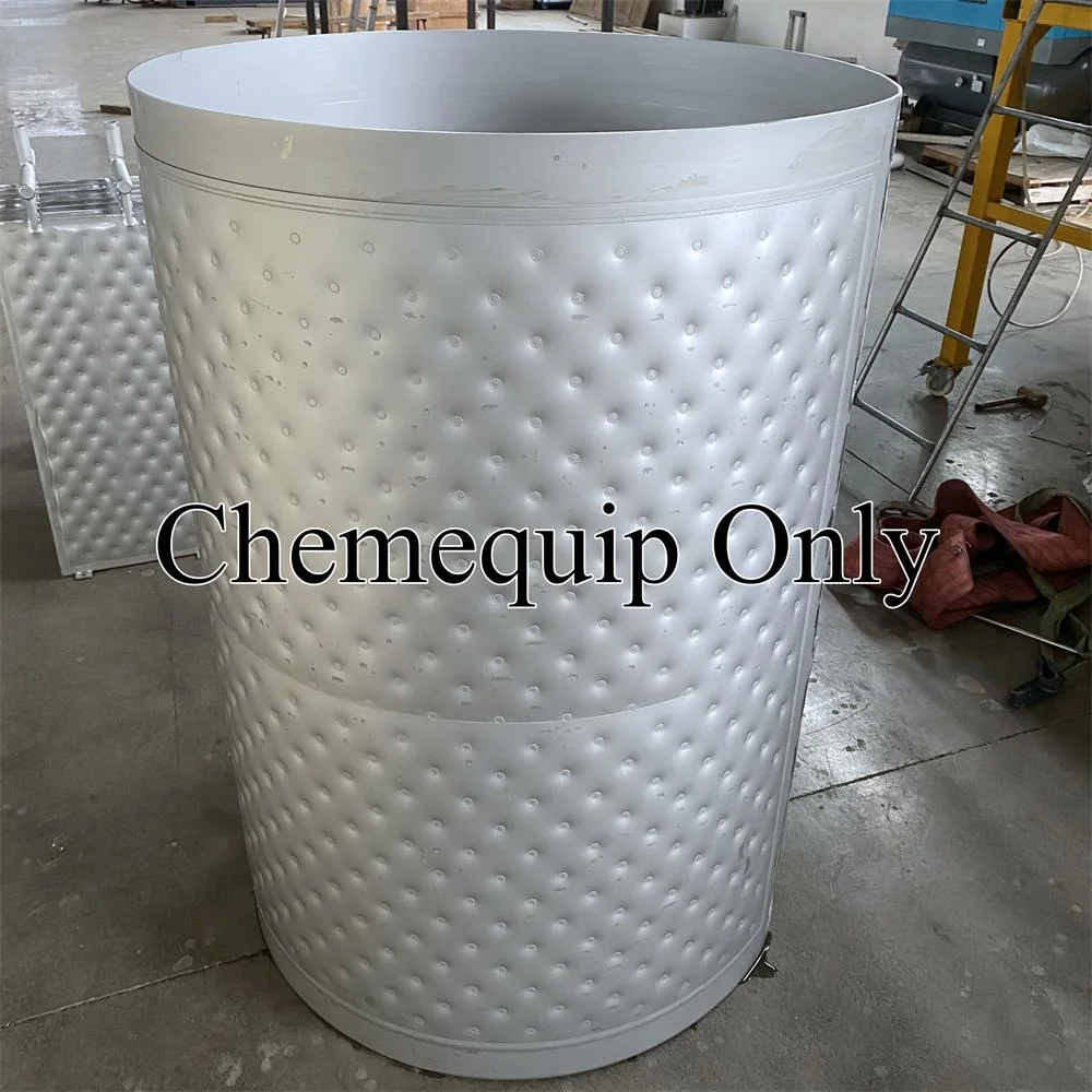 Variable Capacity Stainless Fermenter Heating and Cooling Dimple Jackets