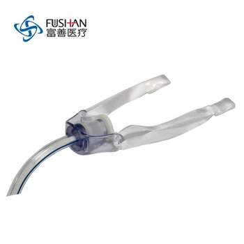 Medical Disposable PVC Tracheostomy (Trach) tubo Cuffed uncuffed Airway Management Tubos traqueales con cánula interior ID 6,0mm