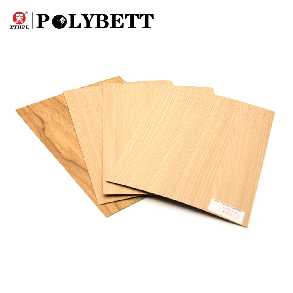 Zhontian Polybett Wood Color Fireproof Formica High Pressure Laminate Sheet