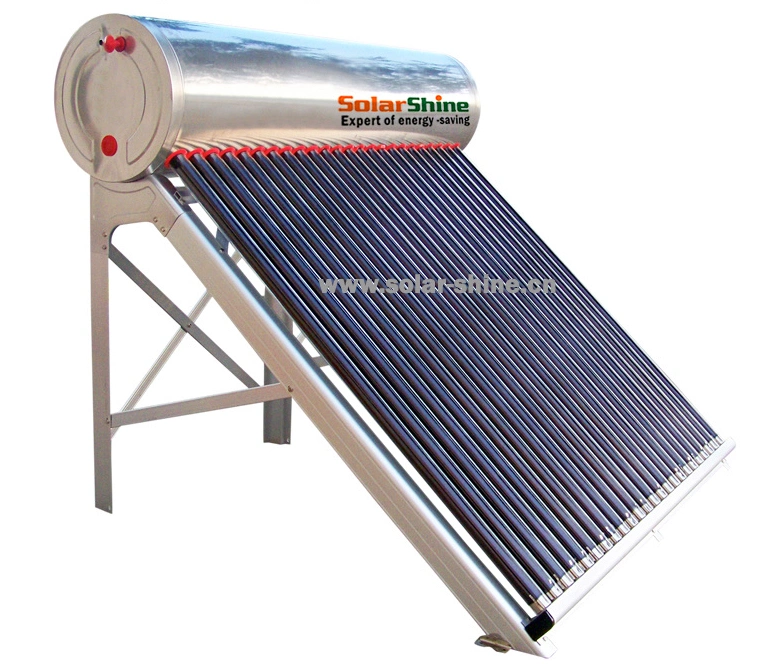 На крыше Thermosyphon солнечной энергии солнечный водонагреватель Гейзер с вакуумная трубка Collector для дома