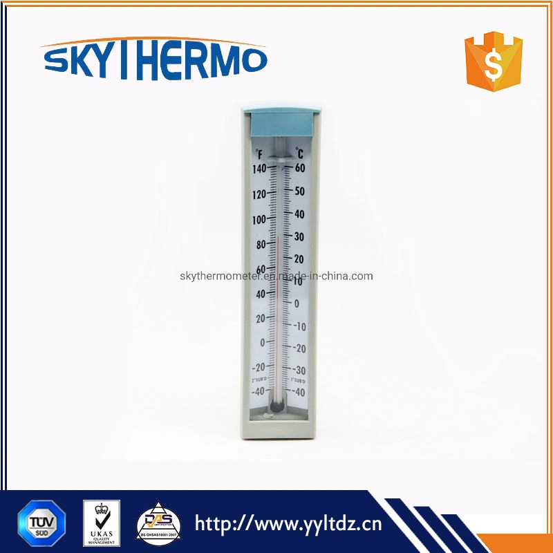 V Shaped Glass Thermometer Angle 90