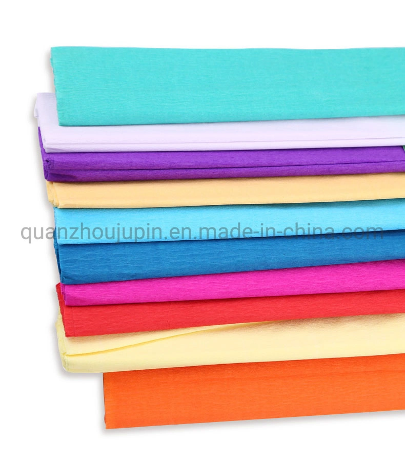 La calidad OEM hecho a mano gruesa 10 colores Pack papel crepé