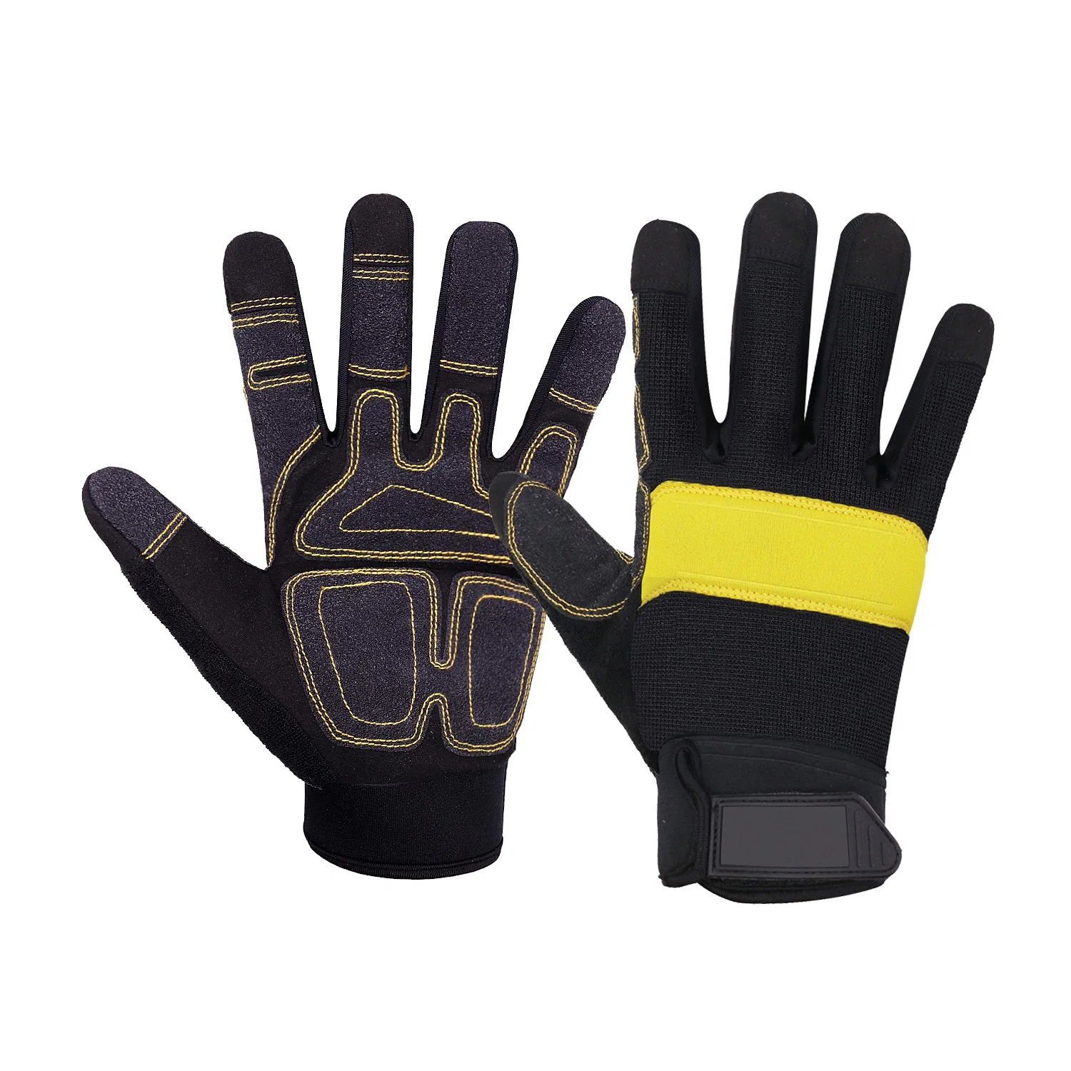Prisafety Anti-Slip Car Repair Auto Machine Industrial Hand Gloves Mechanic Gloves Safety Working Gloves