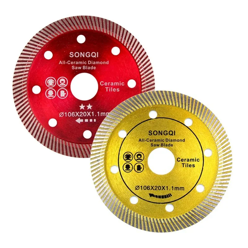 Songqi 110mm Diamond Cutting Blade with Multi Holes Diamond Saw Blade for Marble Granite Masonry