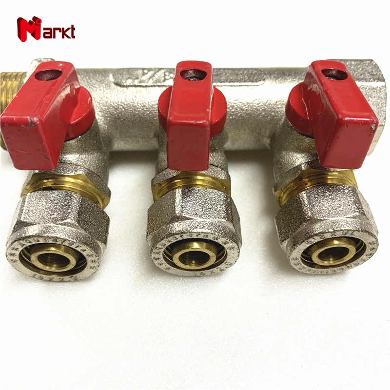 Heating Manifold Valve Male Thread for Gas and Water Pipe