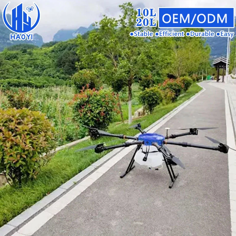 10L 20L Lt 4 6 Axis Rotor Dron Pulverizador Agricola Agricultural Spray Drone Fumigador Precio with Fpv Camera