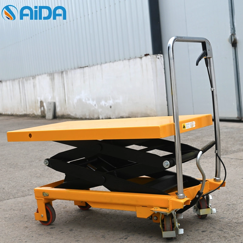 Chinese Factory Price Double Forklift Hydraulic Electric Lift Scissor Table Platform