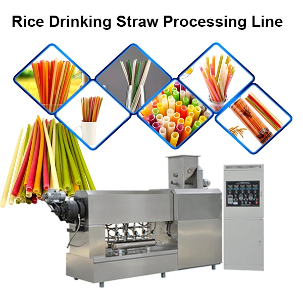 High quality/High cost performance Environmental Protection Disposable Rice Drinking Straw Making Machine for Sale