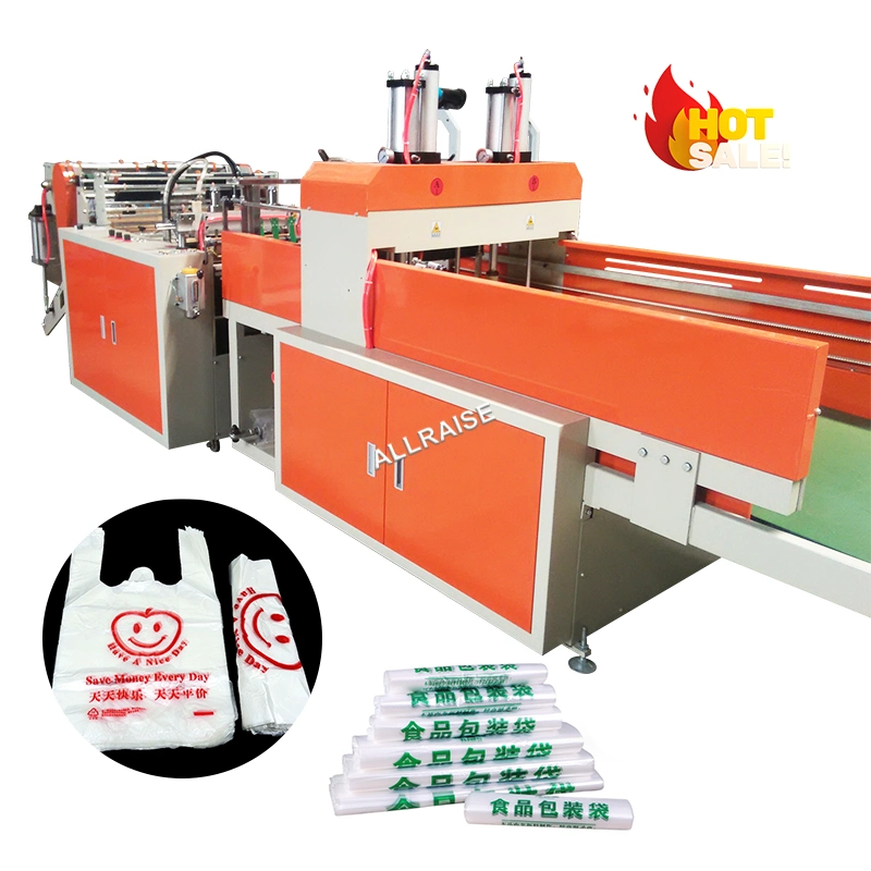 Automatic Vest Plastic Bag Macking Machine Shopping Bag Making Machine