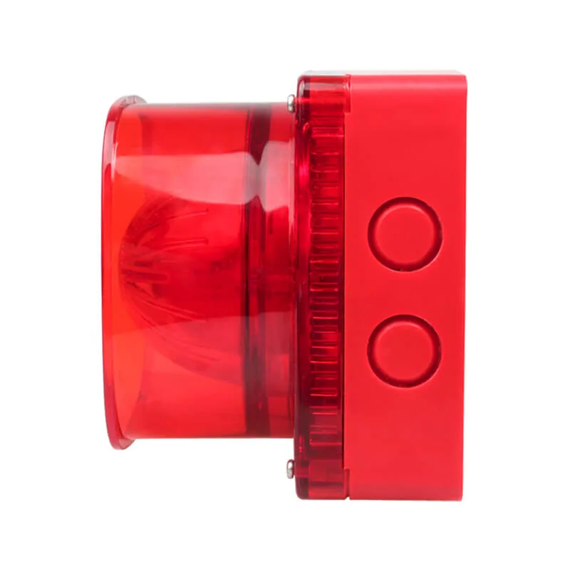 Security 220V Electric Horn Alarm Siren Alarm Sirene Red DC12V or 24V