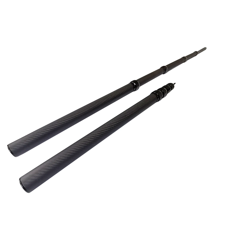 Custom 5-37FT Carbon Fiber Telescopic Pole Rod with Locking