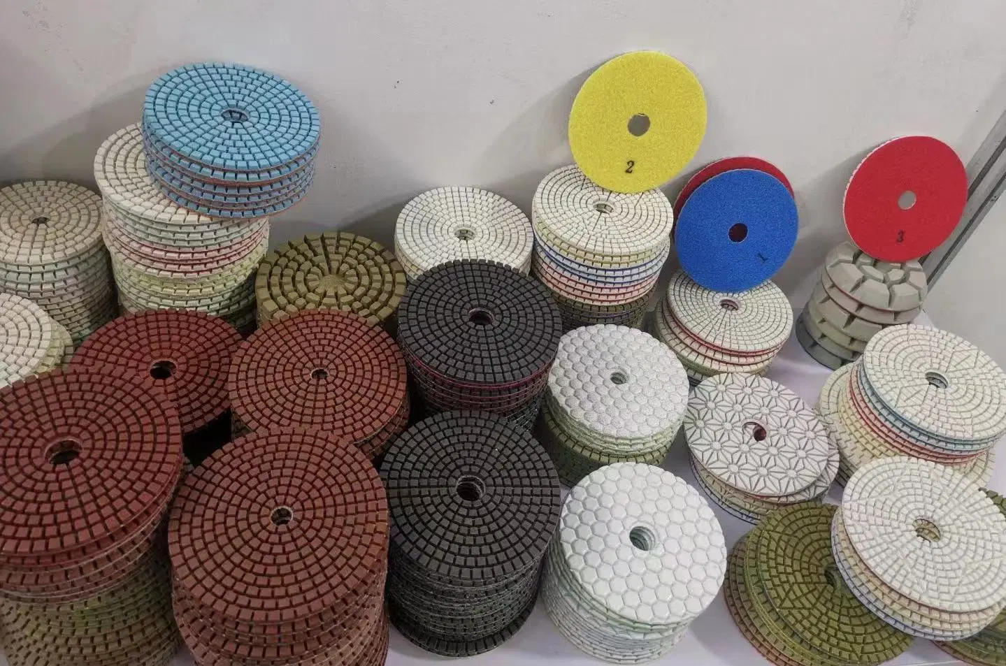 Wet or Dry Resin Floor Polishing Pads for Stones Marble Granite