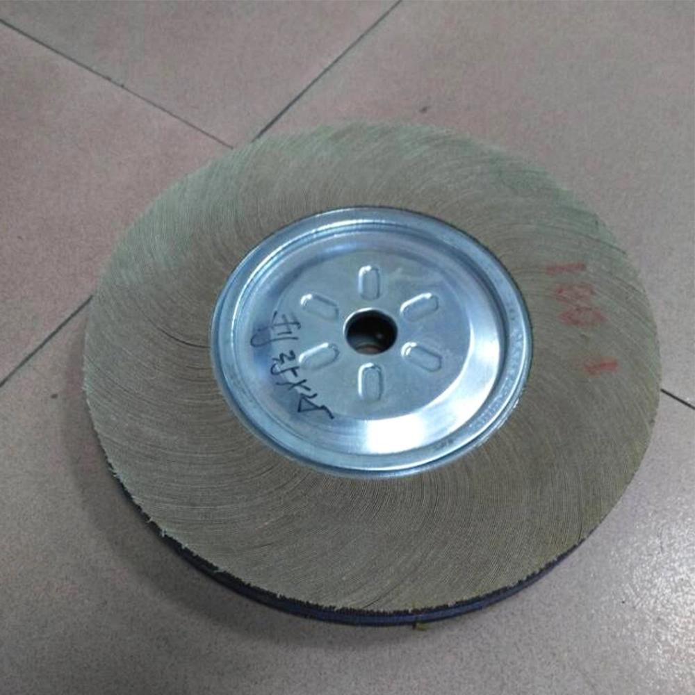 Foshan Hotech material de pulido de rueda de solapa para tubo CS SS Tubo