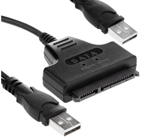 Cable SATA datos USB 2.0 y la alimentación