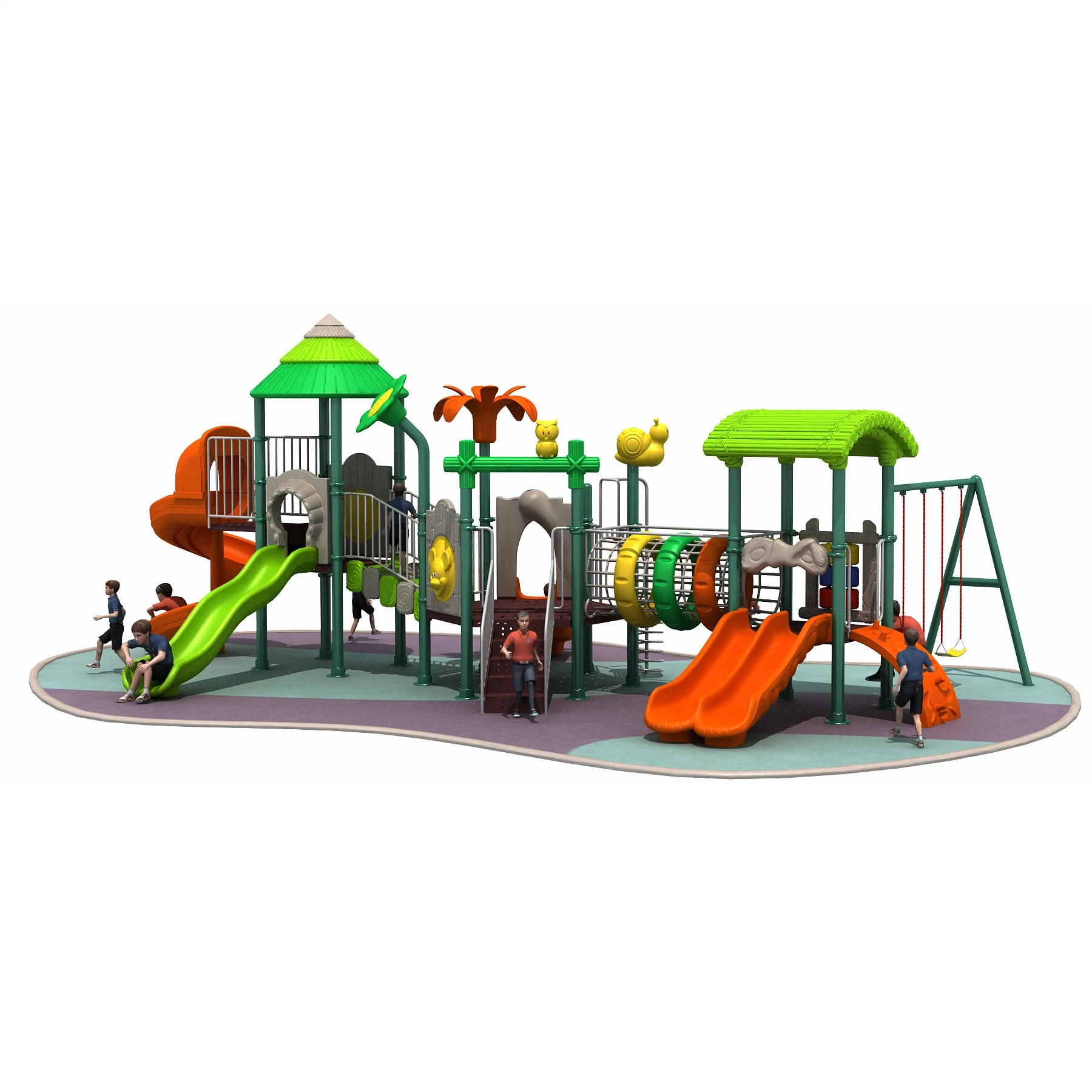 Jungle Adventure Latest Outdoor Indoor Playground Equipment Kids School Slide