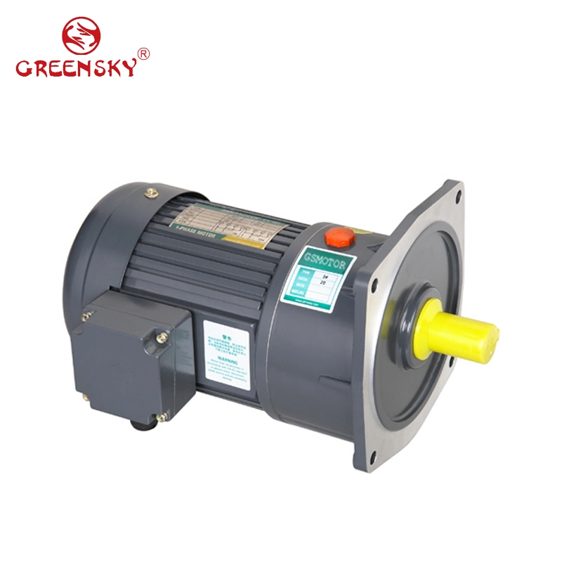 High Power 0.1-0.75kw 3 Phase AC Gear Motor with Brake