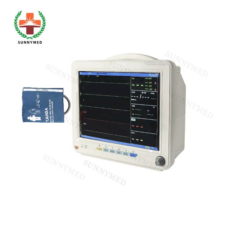 Sy-C005c Hospital Affordable Price Bedside Patient Monitor Portable Patient Monitor