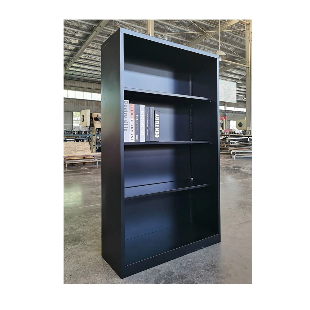 Fas-066 Office Furniture Metal Storage Cupboard with 4 Adjustable Shelves Steel Filing Cabinet Without Door