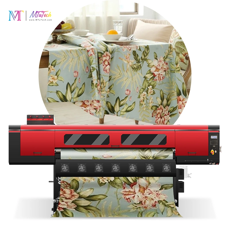 MT MTuTech 1,9 mètres de la sublimation textile Vêtements de l'impression numérique de la machine pour le tissu de coton Home Textile avec I3200 Tête d'impression